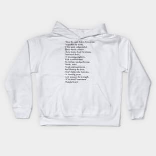'Twas the Night Before Christmas Poem Quote Edition Kids Hoodie